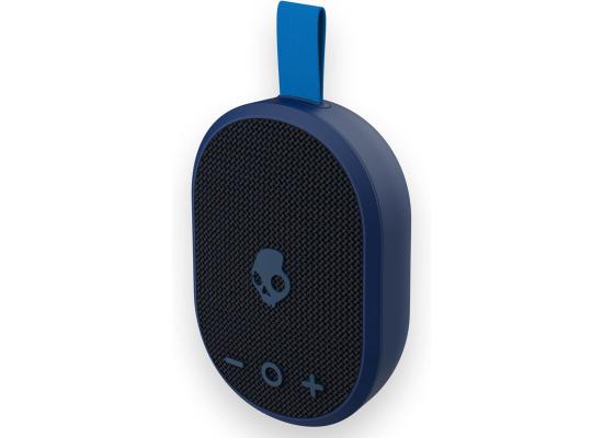 Skullcandy Ounce Wireless Bluetooth Speaker - IPX7 Waterproof Mini Portable Speaker with 16 Hour Battery, Downward Firing Passive Radiator, and Ballistic Nylon Carry Strap - Navy